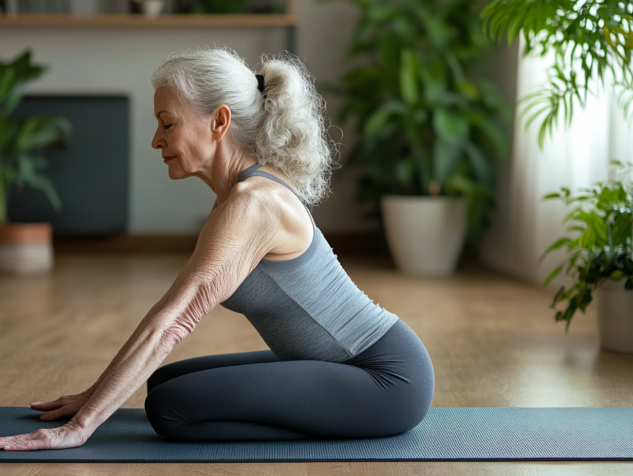 Йога в саду